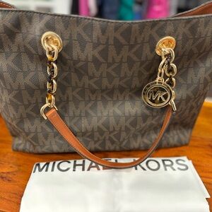 Michael Kors Brown Tote/computer Bag